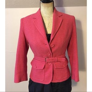 Express pink wool jacket